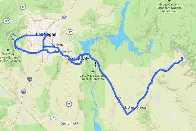 Audio Driving Tour: Grand Canyon West, Hoover Dam Red Rock Canyon - Boulder City Stop: A Dam-Era Town Without Casinos