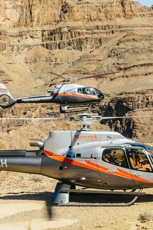 From Las Vegas: Grand Canyon Helicopter Tour with Champagne - Dropping into the Grand Canyon West Rim for the Hualapai river landing