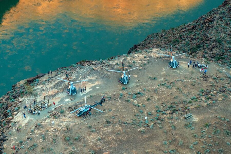 From South Rim: Grand Canyon Spirit Helicopter Tour - The Route: Kaibab Forest, Colorado River, Marble Canyon, Dragon Corridor