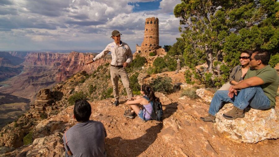 From Tusayan: Grand Canyon Desert View Sunset Tour - Meeting in Tusayan: The IMAX Visitor Center Starting Line