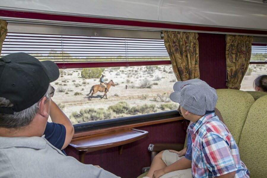 From Williams: Grand Canyon Railway Round-Trip Train Ticket - First-Class vs Coach: Where the Extra Money Actually Lands