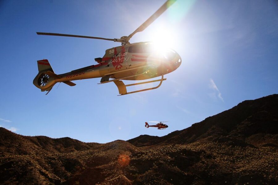 Grand Canyon Helicopter Landing Tour with Vegas Strip - Seats, small groups, and what add-ons can change
