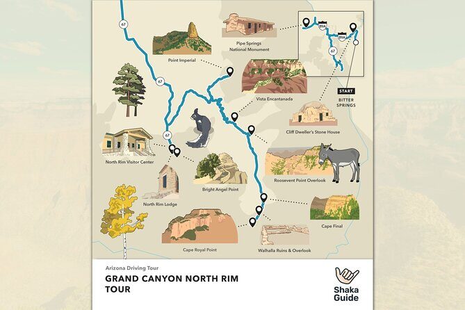 Grand Canyon North Rim Full-Day Self-Guided Tour - A GPS-run North Rim day you can control
