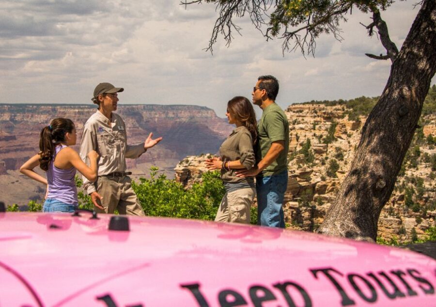 Grand Canyon Village: Grand Canyon National Park Jeep Tour - A Pink Jeep intro to the Grand Canyon South Rim in about two hours