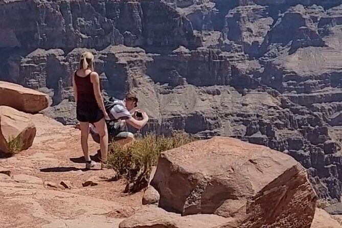 Grand Canyon West Rim SUV Tour From Las Vegas With Lunch - Stop 2: Stepping onto the Skywalk glass bridge