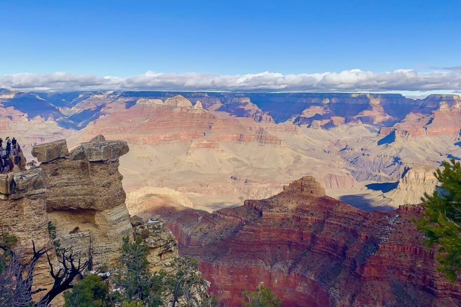 Las Vegas: Grand Canyon National Park South Rim Guided Tour - South Rim Views From Mather Point to Bright Angel Point