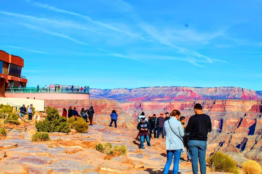 Las Vegas: Grand Canyon West Bus Tour with Guided Walk - Eagle Point views and the Native American Indian Village