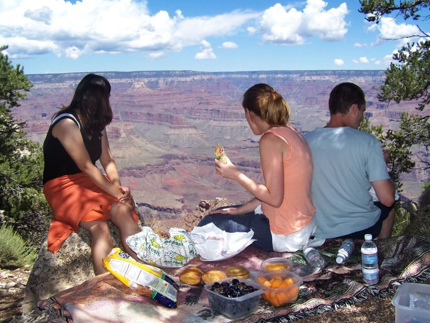 Las Vegas: Small-Group Grand Canyon South Rim Sunset Tour - Entering the South Rim: The Upper-Rim Walk and Live Narration