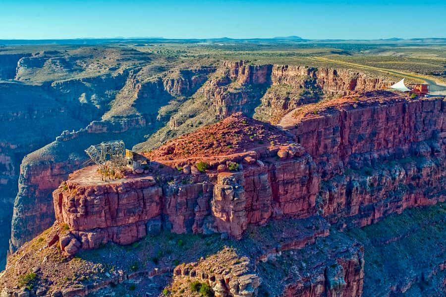 Las Vegas: West Grand Canyon Helicopter Ticket with Transfer - Guano Point and Highpoint Hike: Colorado River Views and Mining Tram Remains