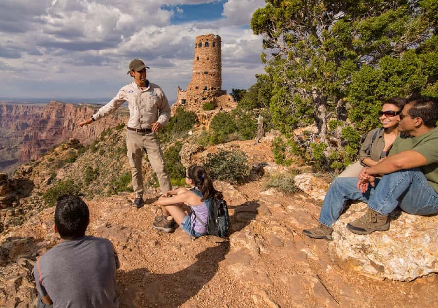 Tusayan: Grand Canyon Desert View & South Rim Pink Jeep Tour - Riding the South Rim in an open-air Pink Jeep® Wrangler