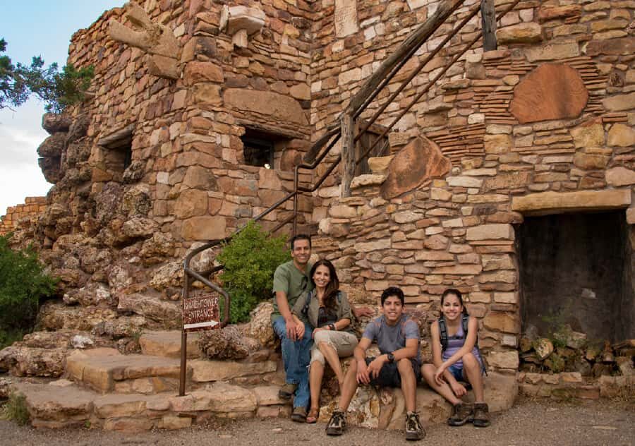 Tusayan: Grand Canyon Desert View & South Rim Pink Jeep Tour - Desert View Drive from Tusayan: 23 miles of rim viewpoints