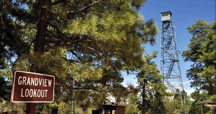 Tusayan: Grand Canyon National Park Off Road Journey - Grandview Lookout Tower and U.S. Forest Service fire management