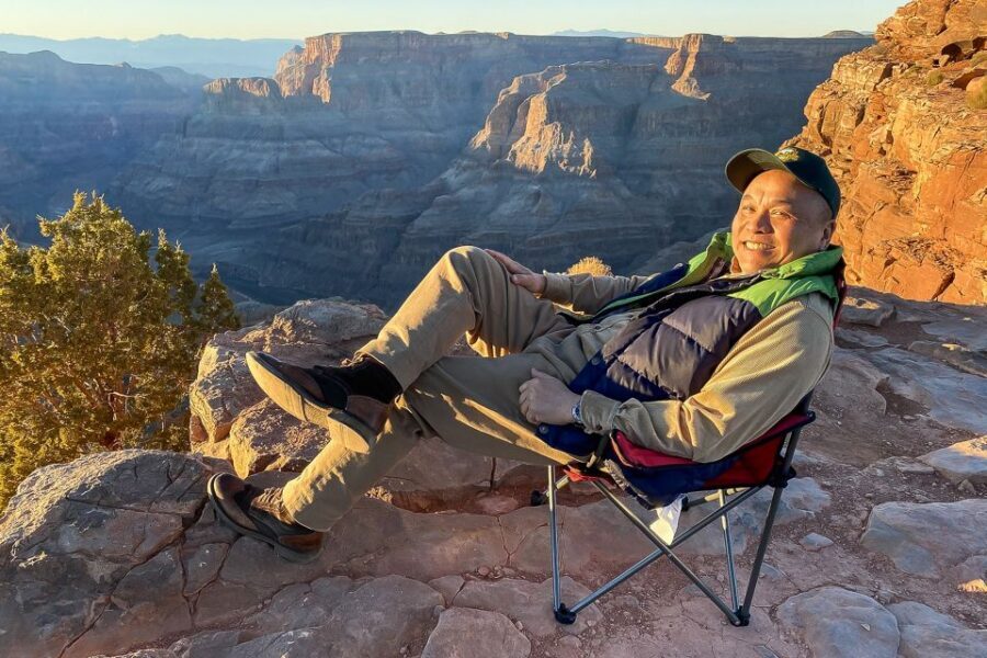Vegas: Grand Canyon, Hoover Dam, Lunch/Skywalk Options, WiFi - Eagle Point: the Eagle formation, tribe context, and the Skywalk decision